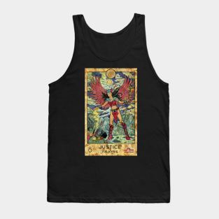 Justice. Major Arcana Tarot Card. Tank Top